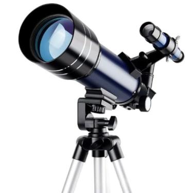 Imagem de Telescópio Astronômico para Observação de Estrelas Alta Magnificação Definição Espacial Grande Abertura