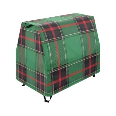 Imagem de Qilmy Christmas Tartan Plaid Kids Water Table Cover, Duty Waterproof Patio Table Covers for Outdoor Toddler Splash Tables, UV Resistant & Dustproof Play Table Protector, Cover Only