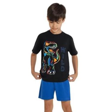 Imagem de Pijama Infantil Verão Menino Dino Lupo-Masculino