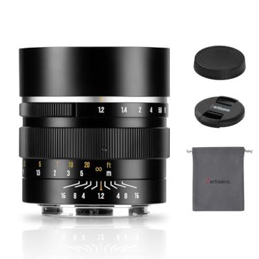 Imagem de 7artisans Lente fixa de foco manual F1.2 APS-C de 50 mm com grande abertura compatível com Olympus e Panasonic MFT M4/3 Mount, GH/G9/GX/GF/BGH Series