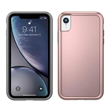 Imagem de Pelican Capa Adventurer para iPhone XR (ouro rosa metálico/cinza)