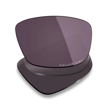 Imagem de Mryok Lentes de reposição ultra polarizadas compatíveis com óculos de sol Spy Optic Cyrus, HD Polarized, proteção UV, resistente a impactos e ajuste perfeito - Irídio cinza