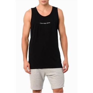 Imagem de REGATA CKJ MASCULINO LOGO CENTRALIZADO  - 0987 G PRETO-Masculino
