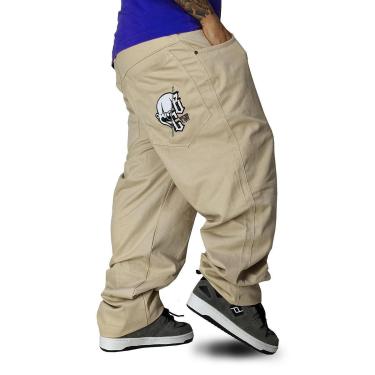 Imagem de Calça Sarja Brothas And Cash BC Palhaço Arame Bege BRO-270-Masculino