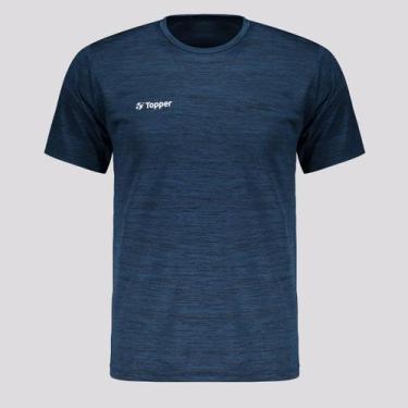 Imagem de Camiseta Topper Treino Classic Azul, P