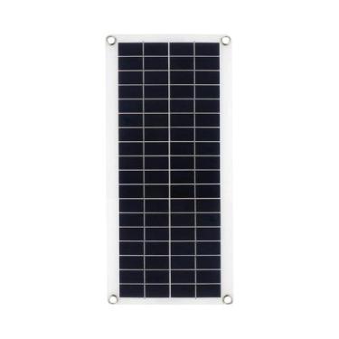 Imagem de Kit De Painel Solar De 30W 12V Com Saída USB Dupla E Controlador De 20