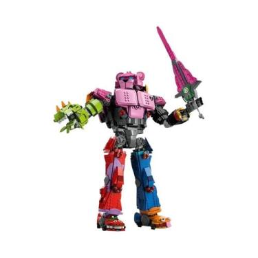 Imagem de Conjunto De Blocos De Montar Minifigure Líder Da Equipe Mecha Adulto C