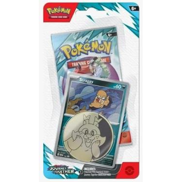 Imagem de Pokemon Scarlet & Violet Journey Together Blister Pack, 1 Booster Pack with Promo Card and Coin (Scraggy)