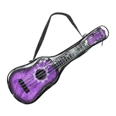 Imagem de TTETTZ Ukulele infantil de 42 cm com estojo, 4 cordas, brinquedo musical para meninas e meninos em idade pré-escolar, Tolet