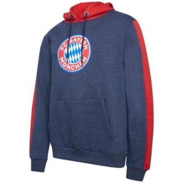 Imagem de Blusa Moletom Canguru Bayern de Munique Cinza Masculina-Masculino