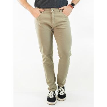 Imagem de Calça Masculina Sarja Skinny Cores Neutras Elastano Anticorpus-Feminino