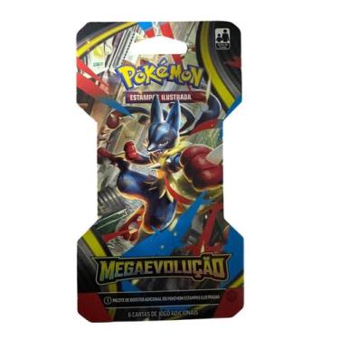 Imagem de Blister Unitário Pokémon TCG Mega Evolução 1 - 6 Cards