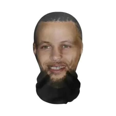 Imagem de Máscara Facial Impressa Em 3D CR7 Messi, Lenço De Cabeça Em Seda Gelad