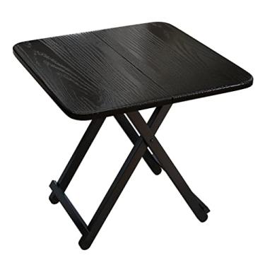Imagem de Mesa de sofá, mesa de chá, mesa de café, portátil, dobrável, mesa de jantar, quadrada, multifuncional, mesa de café, moderna