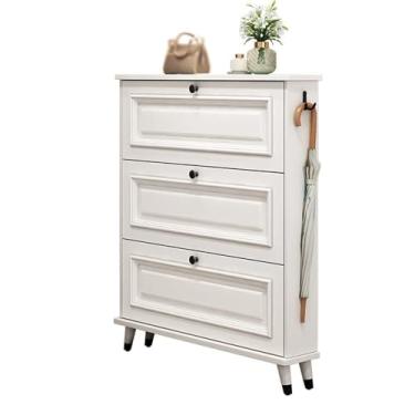 Imagem de 3FLQOOPP Organizador de sapatos para porta de entrada, organizador de sapatos para armário, prateleira de armazenamento para corredor, quarto, sapateira, armário, organizador de sapatos para entrada