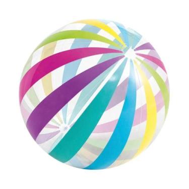 Imagem de Bola De Praia Inflável Colorida Em PVC, Brinquedo De Piscina Para Fest