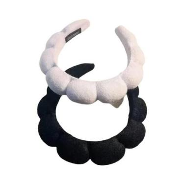 Imagem de Faixa De Cabelo Feminina Estilo Coreano Com Aba Larga Cor Doce, Acessó