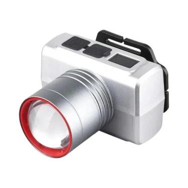 Imagem de Lanterna De Cabeça LED Super Brilhante Recarregável USB Com Sensor Par