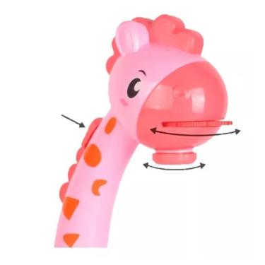 Imagem de Mesa Projetor Girafa Desenho Pintura Música Rosa - ShinyToy