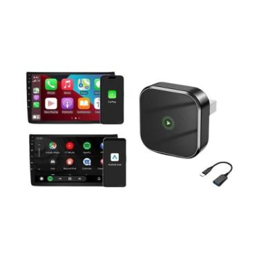 Imagem de Adaptador Wireless CarPlay 2-em-1, Converte De Com Fio Para Sem Fio, A