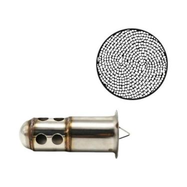 Imagem de Silenciador Removível Universal Para Motocicleta Com Catalisador Front