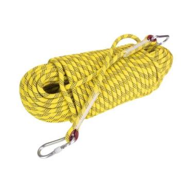 Imagem de Corda De Escalada Ao Ar Livre De 12mm De Diâmetro, Corda De Segurança 