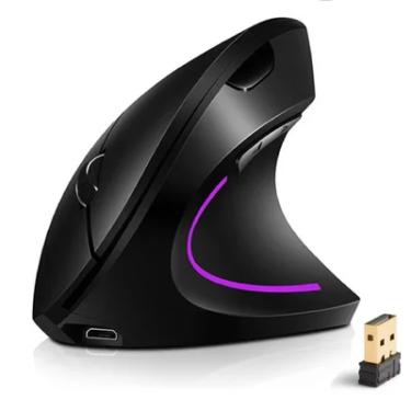 Imagem de Mouse Ergonômico Sem Fio Kp -mu025