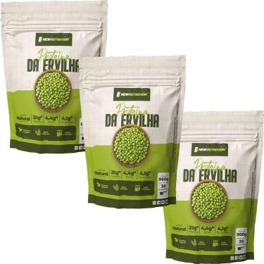 Imagem de Kit 3X Proteína da Ervilha - 900g Refil Natural - NewNutrition-Masculino