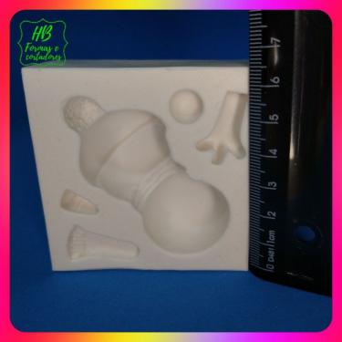 Imagem de Molde Silicone Natal Boneco de Neve