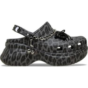 Imagem de Sandália Crocs Classic Bae Leopard Clog BLACK/LEOPARD-Unissex