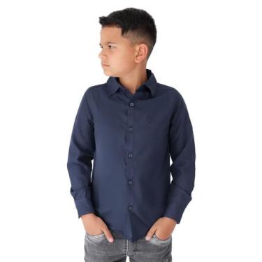 Imagem de Camisa Social Slim Manga Longa Infantil de Menino Noivinho - Ewg Moda 