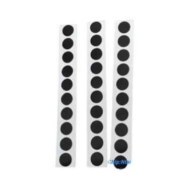 Imagem de Adesivos NFC Ntag215 Pretos, 30 50 Peças, 13.56MHz ISO14443A, Etiqueta