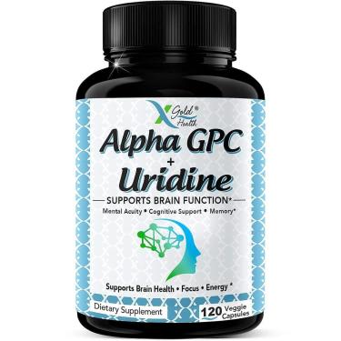 Imagem de Suplemento X Gold Health Alpha GPC Colina 600 mg + Uridina 3-Unissex