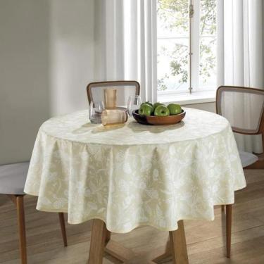 Imagem de Toalha de Mesa Dohler Athenas Estampa Graça Cor Creme Floral Clean Lim