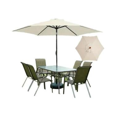 Imagem de Cobertura De Reposição Verde Impermeável Para Guarda-chuva/Guarda-sol 