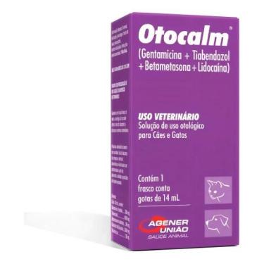 Imagem de Otocalm 14ml Para Cães E Gatos Agener União - Congratulations Store