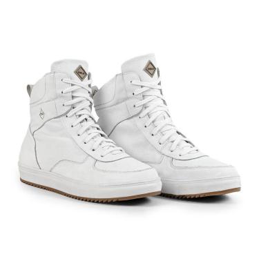 Imagem de Tenis Masculino Branco - Boots Para Inverno E Neve - La Interna, Couro Puro - Toronto B...