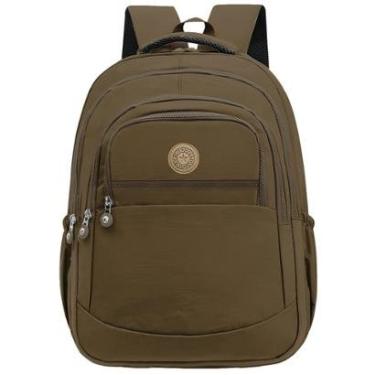 Imagem de Mochila Escolar Bolsa Grande Feminina Com Espaço Para Notebook Dia a Dia Trabalho Facul...