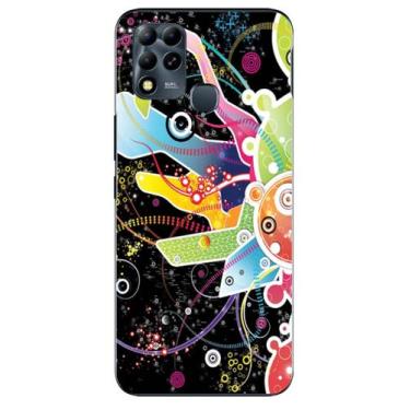 Imagem de Capa Adesivo Skin058 Verso Para Infinix Hot 11 G37 2022 - KawaSkin
