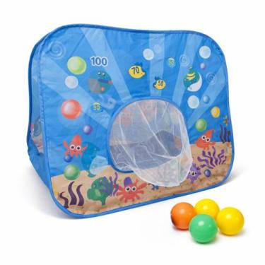 Imagem de Brinquedo Barraca Infantil Alvo Ball Com Bolinhas Dobrável - Ali Toys