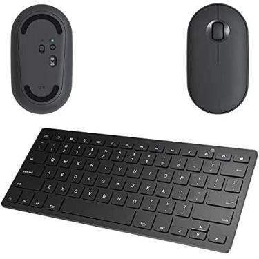 Imagem de Mouse, Teclado bluetooth Galaxy Tab A8 X200/X205 10,5" Preto - BD Net 
