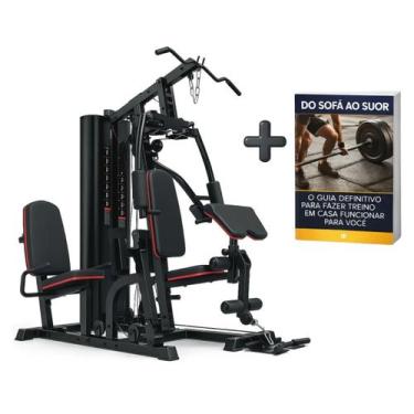 Imagem de Multi Estação De Musculação Ahead 75kg + E-book Digital - Bonafit