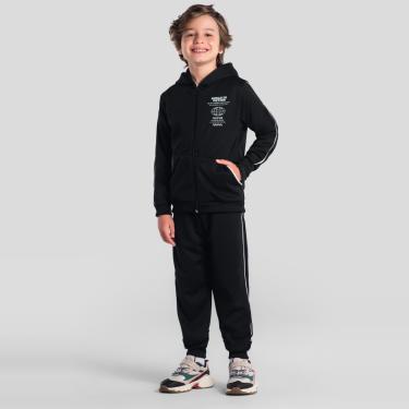 Imagem de Conjunto infantil menino em moletom sport Brandili-Masculino
