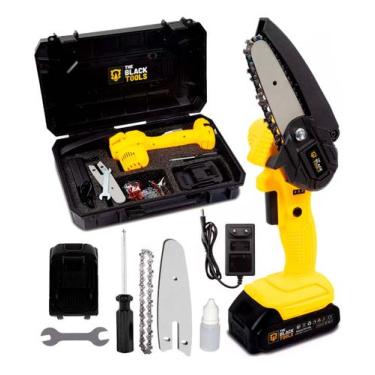 Imagem de Motosserra Mini Bts-100 Bateria Recarregável 21v The Black Tools