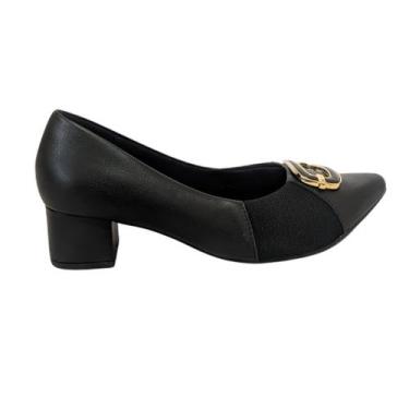 Imagem de Scarpin Feminino Usaflex Mm0503001, Preto, 36