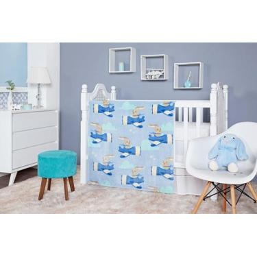 Imagem de Cobertor Infantil 90x1,10 Baby Flannel Rick - De Coração Shop