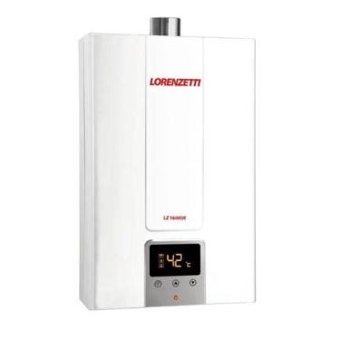 Imagem de Aquecedor De água A Gás Lz 1600de Digital Glp (gás Liquefeito De Petró