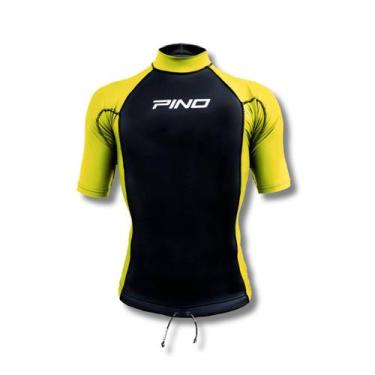 Imagem de Camiseta Lycra Neoprene 2mm Pino Neo Flow UV50 Manga Curta Surf Nataçã