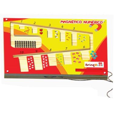 Imagem de Magnético Numérico Brinquedo Educativo e Pedagógico - BrinqMutti