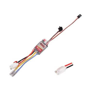 Imagem de ESC Escovado 60A 2-3S 5V/2A Para Carros RC 1/16 1/12 1/10 Com Plugue T